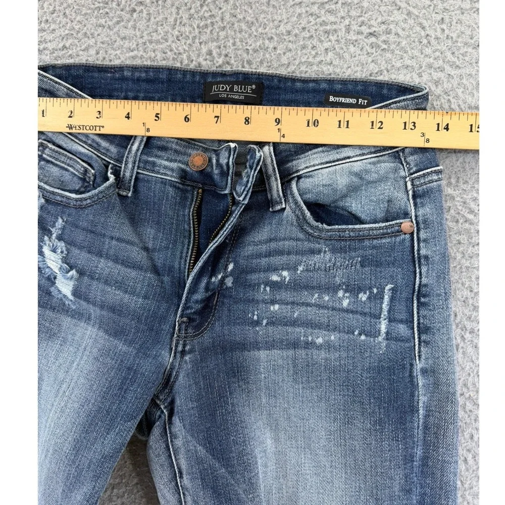 Judy Blue Jeans Womens 3/26 Dark Wash Skinny High Rise Stretch Denim Boutique